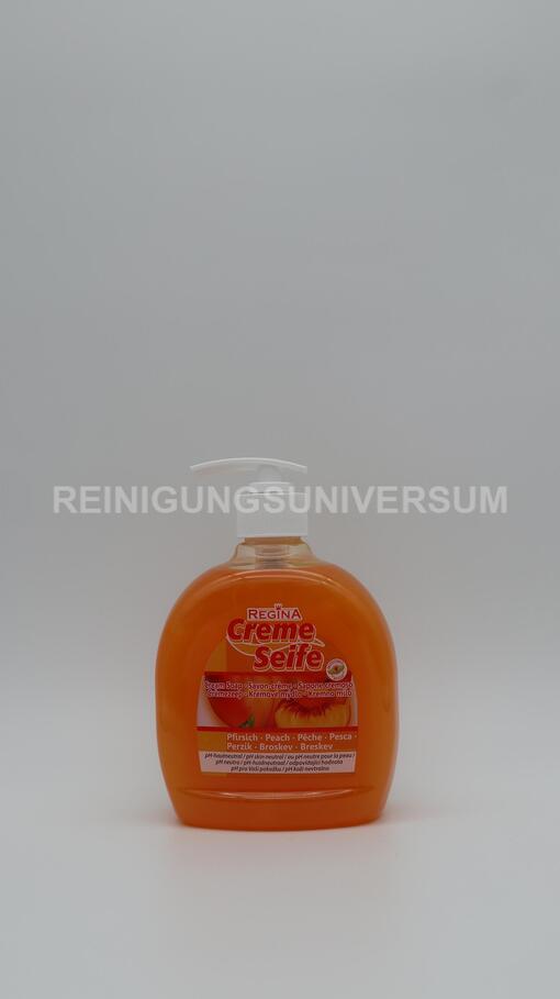 Creme-Seife flüssig mit Dispenser-Deckel, 500 ml, Pfirsich